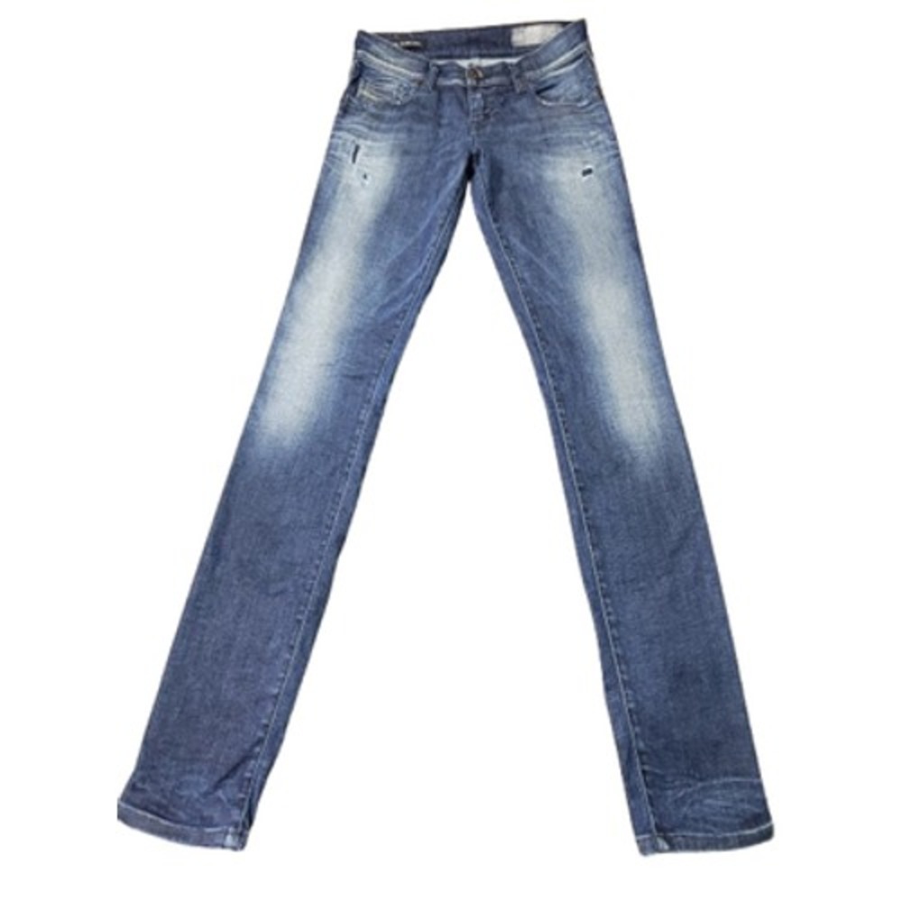 Diesel Grupee Jeans Womens 26 Super Slim Skinny Low Waist Stretch Denim